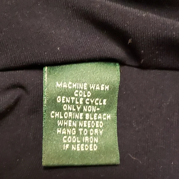 Lauren Ralph Lauren Dress Navy Blue and White Sleeveless Sheath - Picture 6 of 10